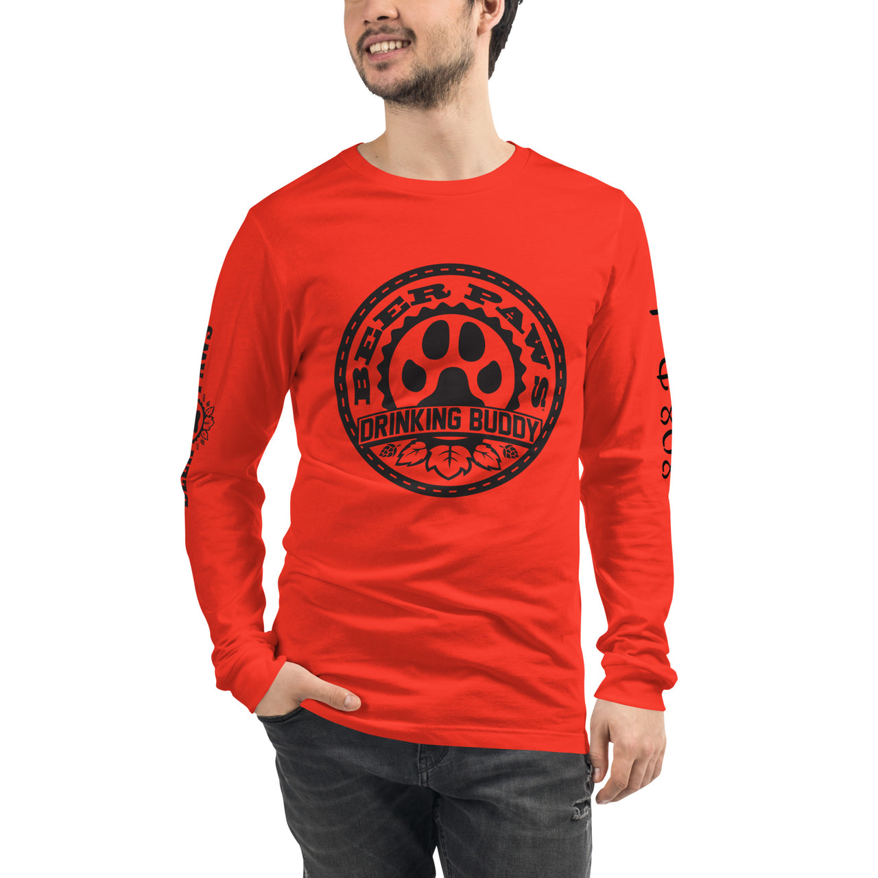 808 Pack Drinking Buddy Unisex Long Sleeve Tee