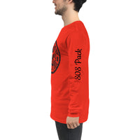 Thumbnail for 808 Pack Drinking Buddy Unisex Long Sleeve Tee