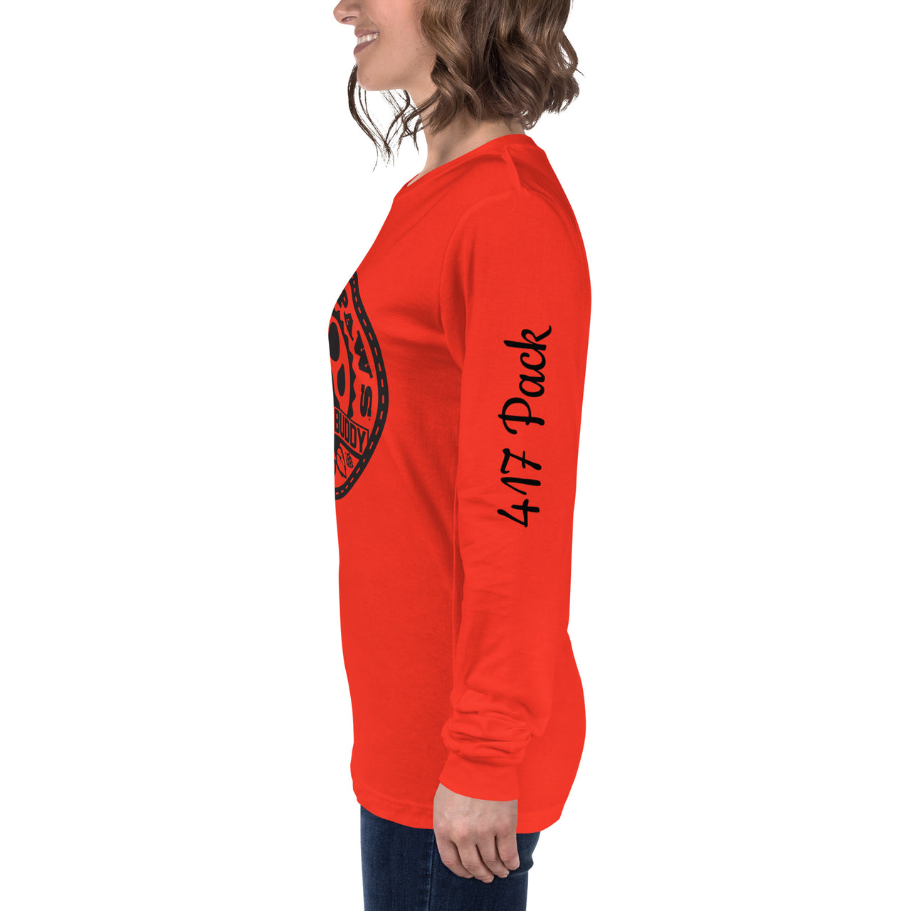 417 Pack Drinking Buddy Unisex Long Sleeve Tee