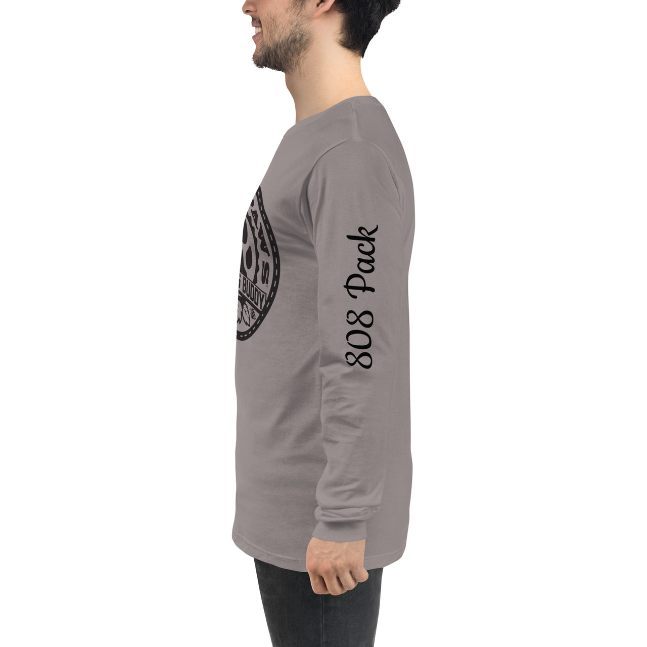 808 Pack Drinking Buddy Unisex Long Sleeve Tee