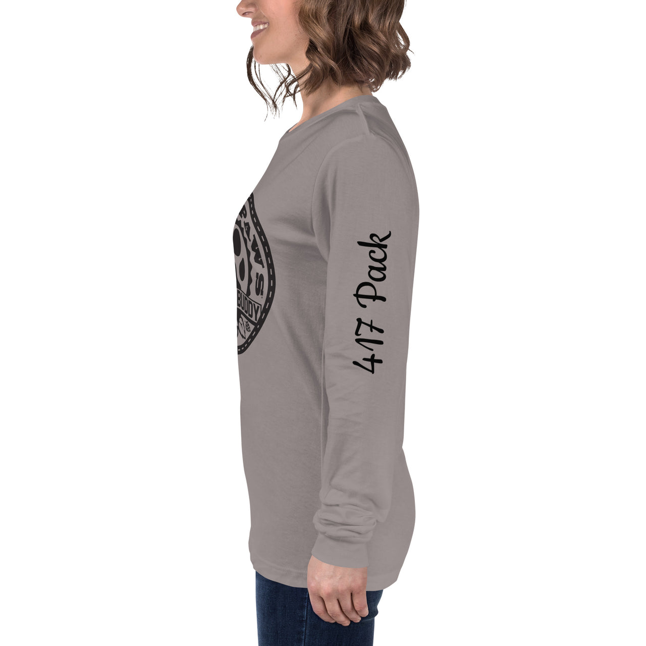 417 Pack Drinking Buddy Unisex Long Sleeve Tee