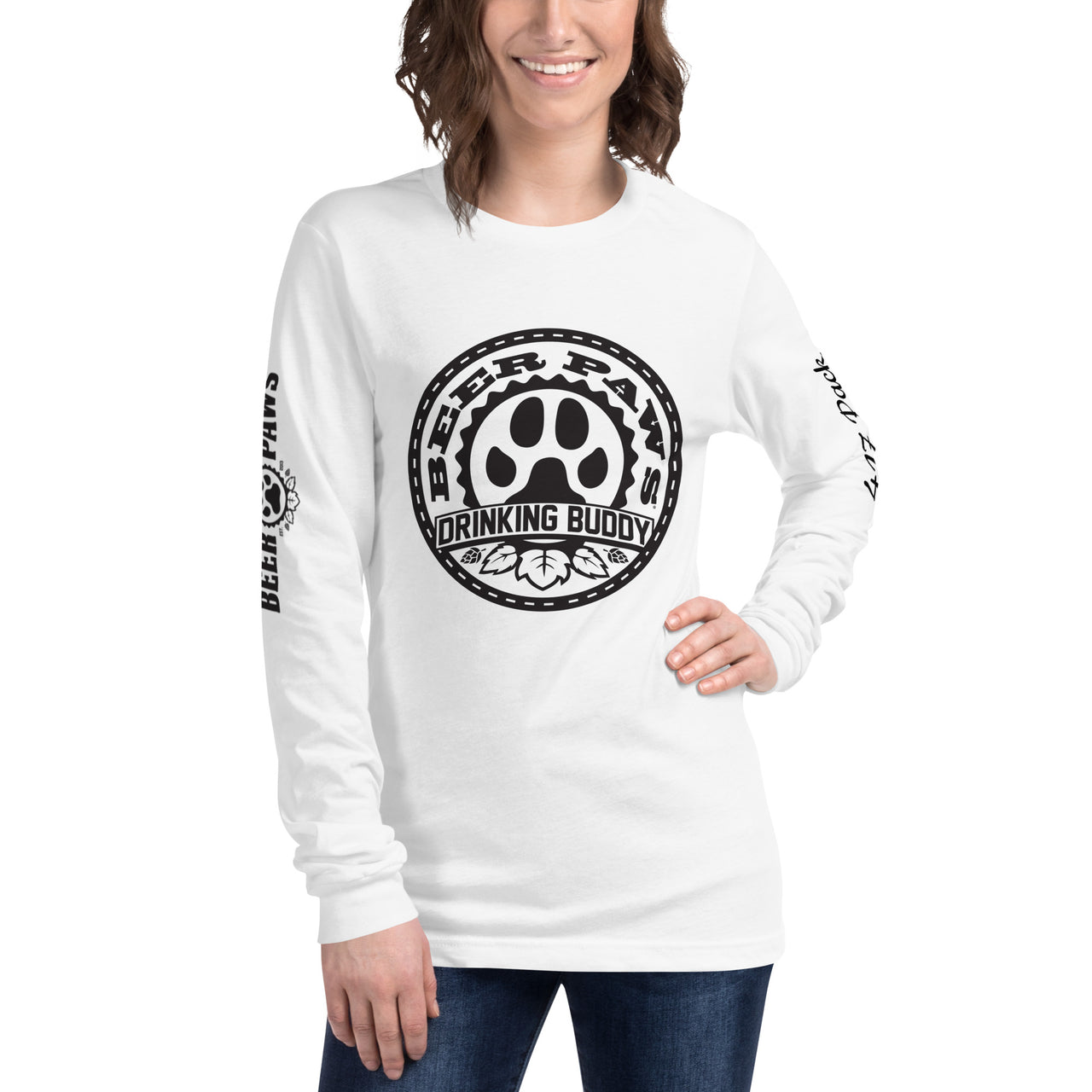 417 Pack Drinking Buddy Unisex Long Sleeve Tee