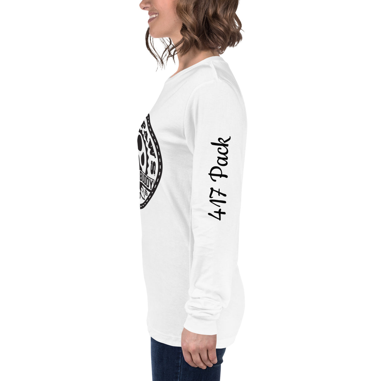 417 Pack Drinking Buddy Unisex Long Sleeve Tee