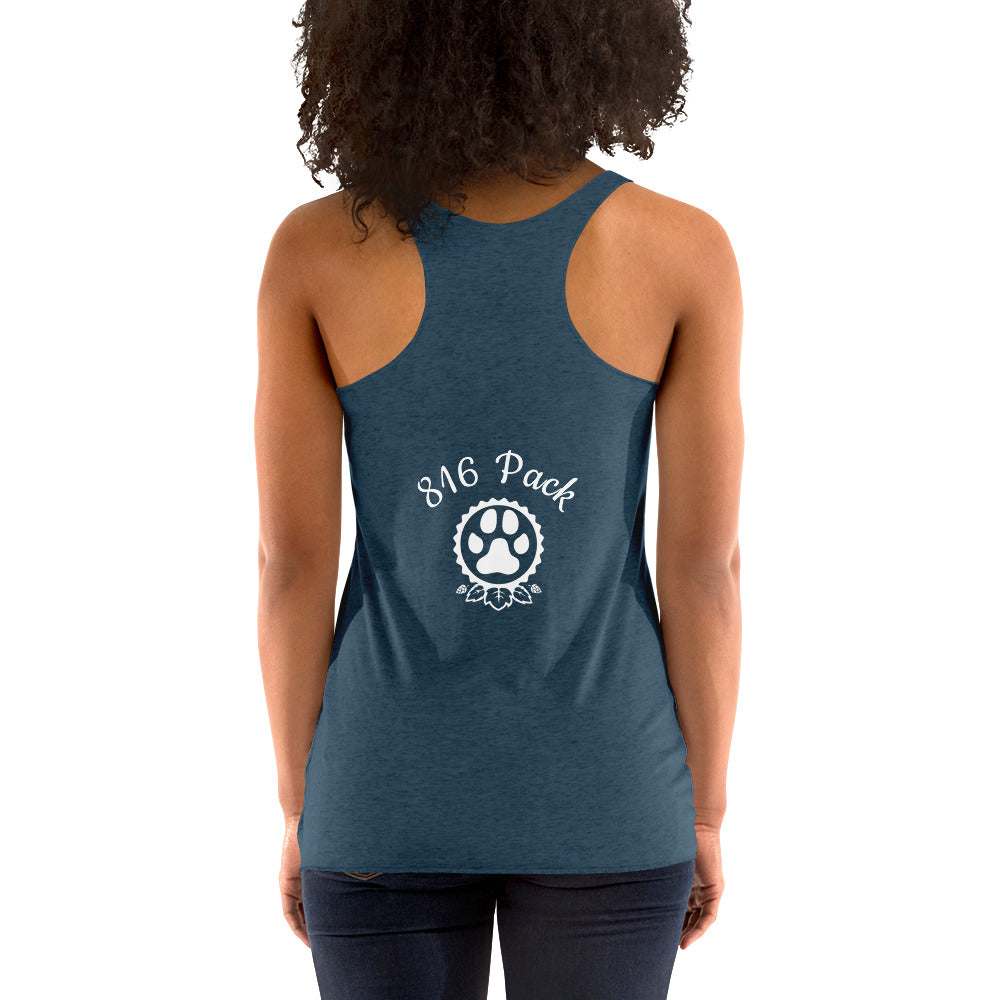 816 Pack Drinking Buddy Women's Racerback Tank