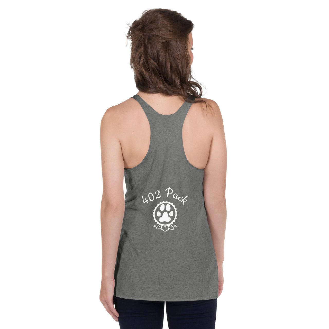 402 Pack Drinking Buddy Women's Racerback Tank