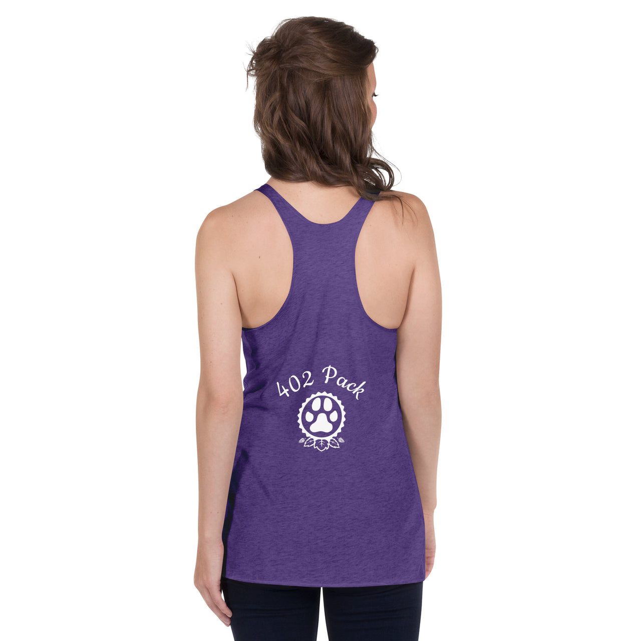 402 Pack Drinking Buddy Women's Racerback Tank