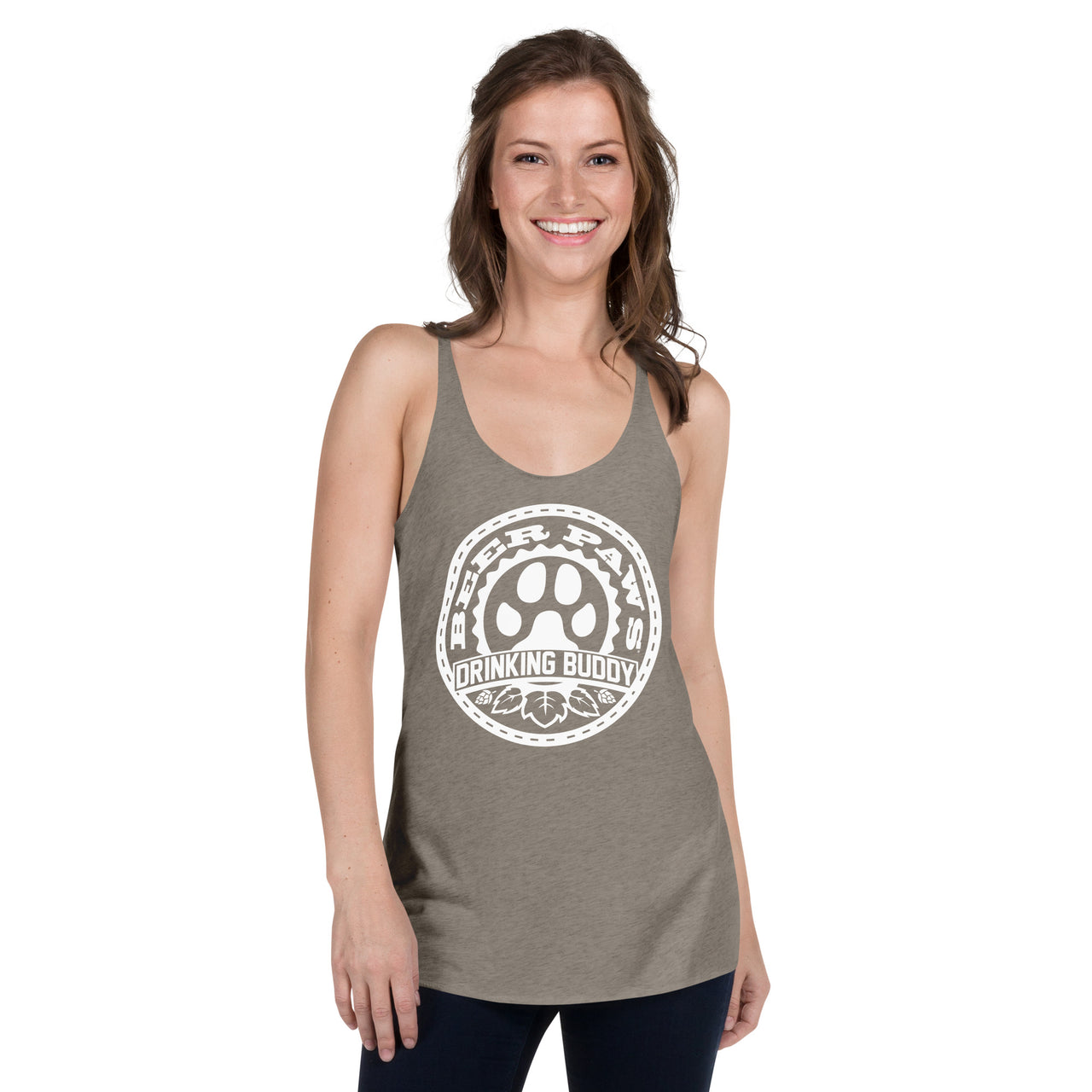 402 Pack Drinking Buddy Women's Racerback Tank