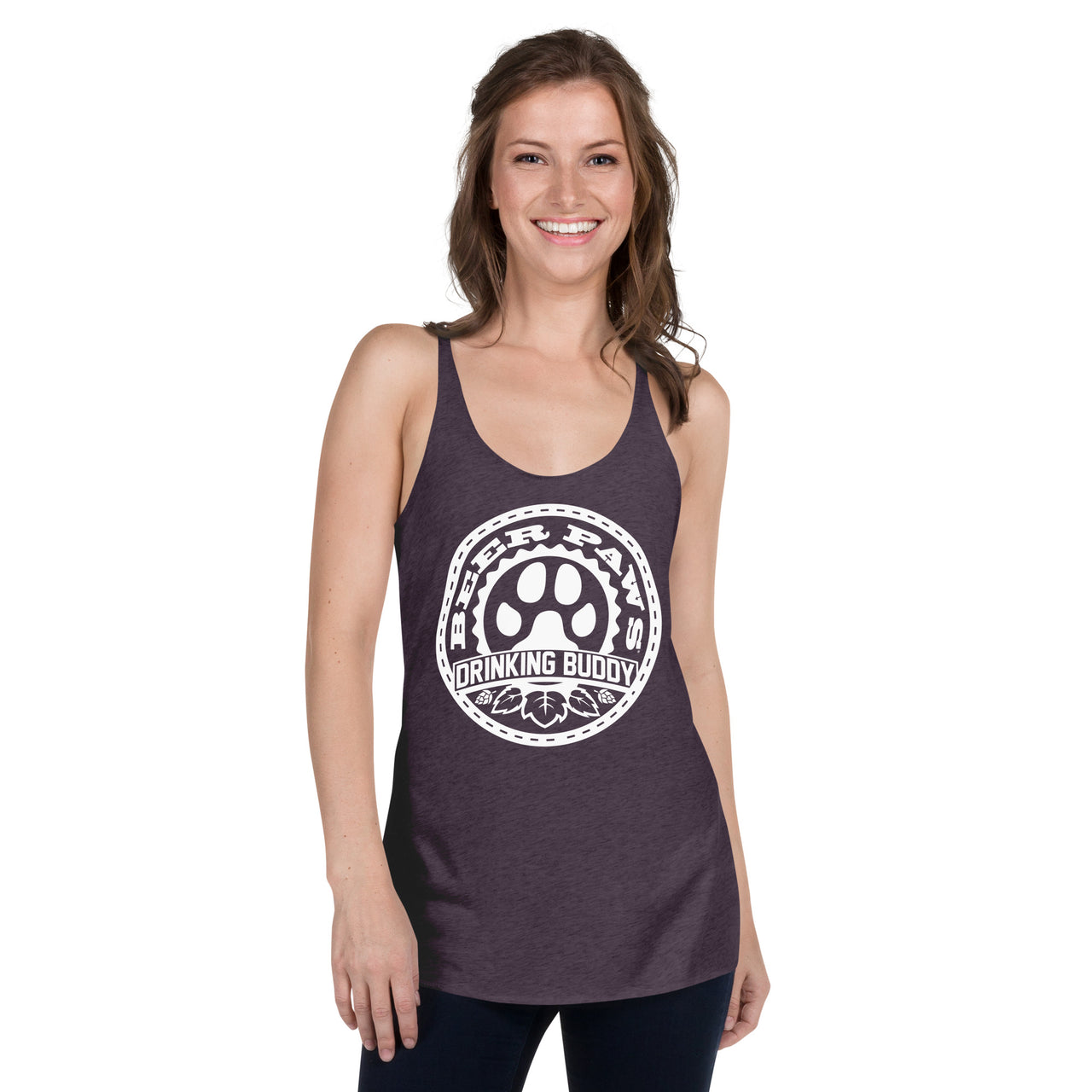 402 Pack Drinking Buddy Women's Racerback Tank