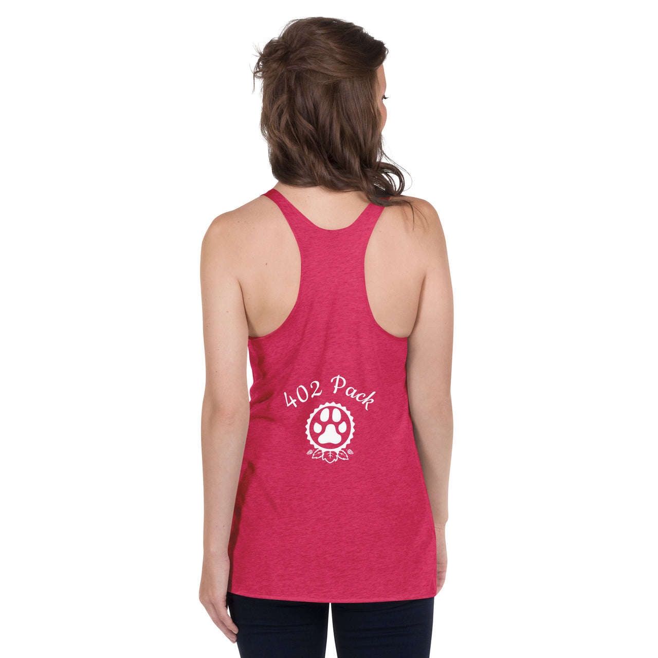 402 Pack Drinking Buddy Women's Racerback Tank