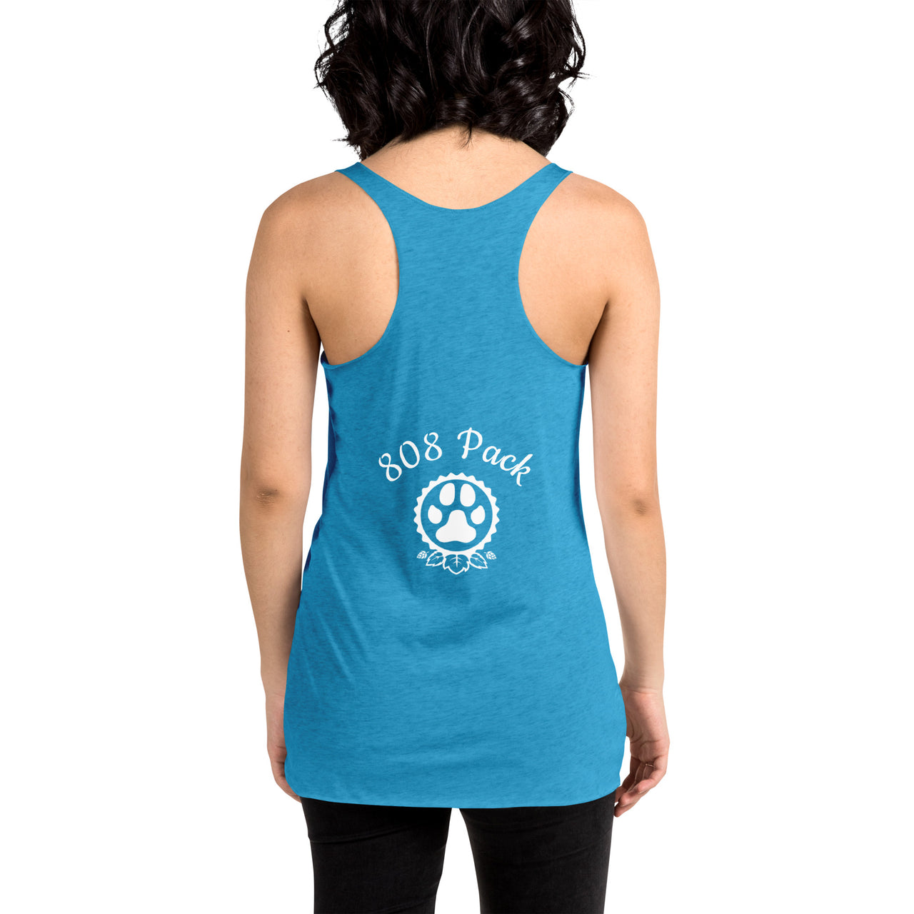 808 Pack Drinking Buddy Women's Racerback Tank