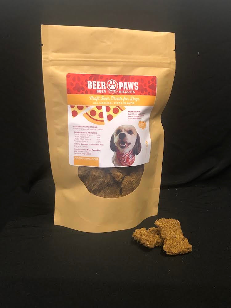 Beer Paws Pizza Beer Biscuits for Dogs
