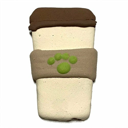 Coffee Cup Frosted Dog Cookie (Case of 12)