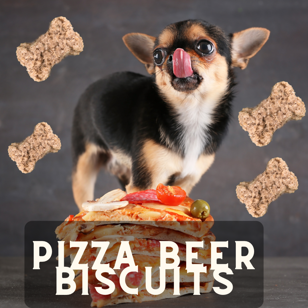 Beer Paws Pizza Beer Biscuits for Dogs