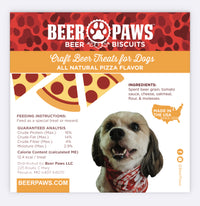 Thumbnail for Beer Paws Pizza Beer Biscuits for Dogs