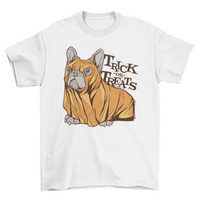 Thumbnail for Trick or Treats Frenchie Halloween T-Shirt
