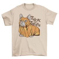 Thumbnail for Trick or Treats Frenchie Halloween T-Shirt