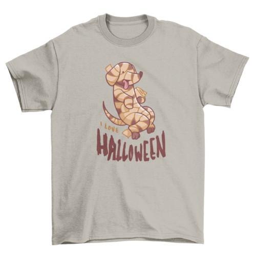 Halloween mummy dog t-shirt