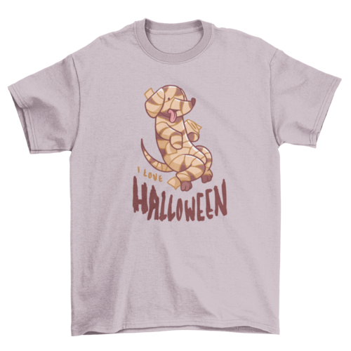 Halloween mummy dog t-shirt