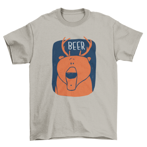 Bear deer t-shirt