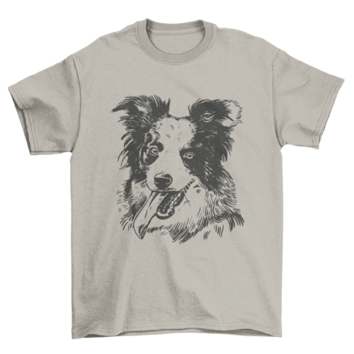 Border collie dog t-shirt