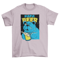 Thumbnail for Bear Dad Drinking Beer T-Shirt