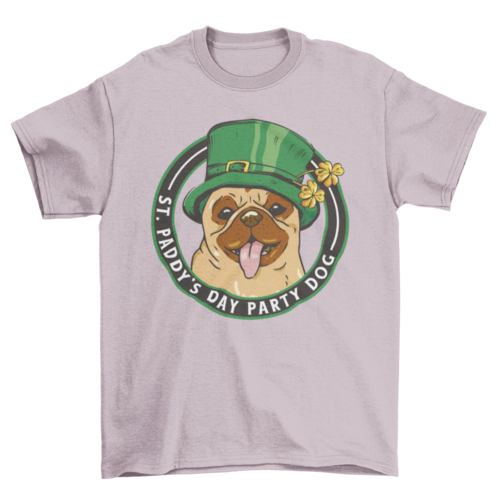 St patrick's pug t-shirt