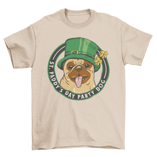 St patrick's pug t-shirt