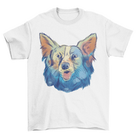 Thumbnail for Collie dog watercolor t-shirt