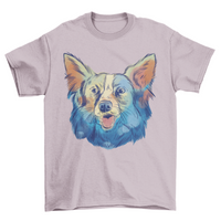 Thumbnail for Collie dog watercolor t-shirt
