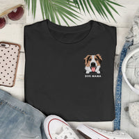 Thumbnail for Custom Dog Mama Personalized T-shirt