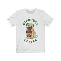 Thumbnail for Pug loves coffee Dogs Lover Short Sleeve Tee