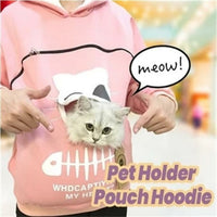Thumbnail for Pullover Hoodie with Small Animal Pouch