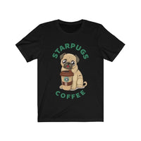 Thumbnail for Pug loves coffee Dogs Lover Short Sleeve Tee
