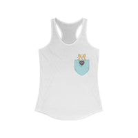 Thumbnail for Pocket Style with Corgi Racerback Tank Top