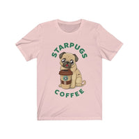 Thumbnail for Pug loves coffee Dogs Lover Short Sleeve Tee