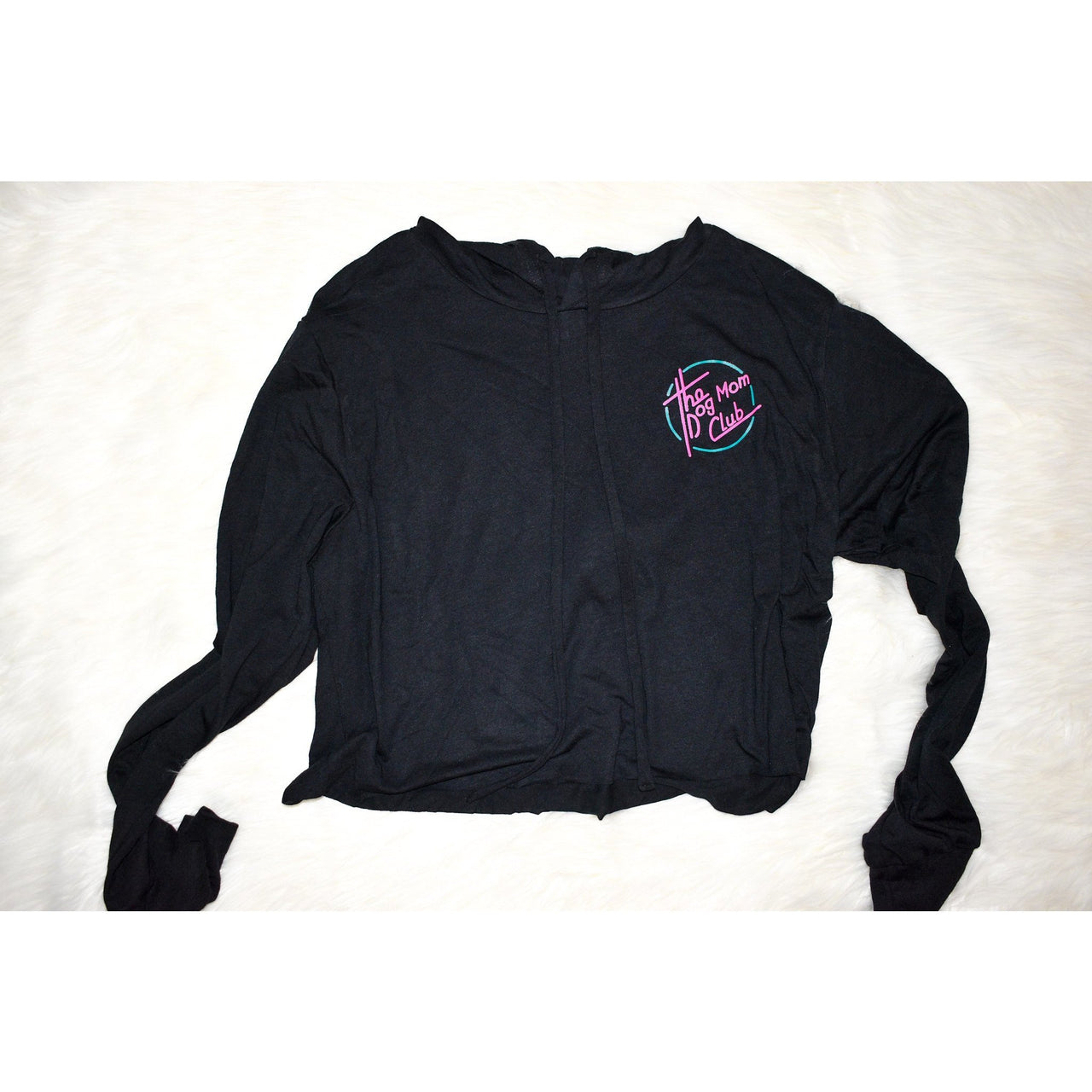 Dog Mom Club - Cropped Hoodie