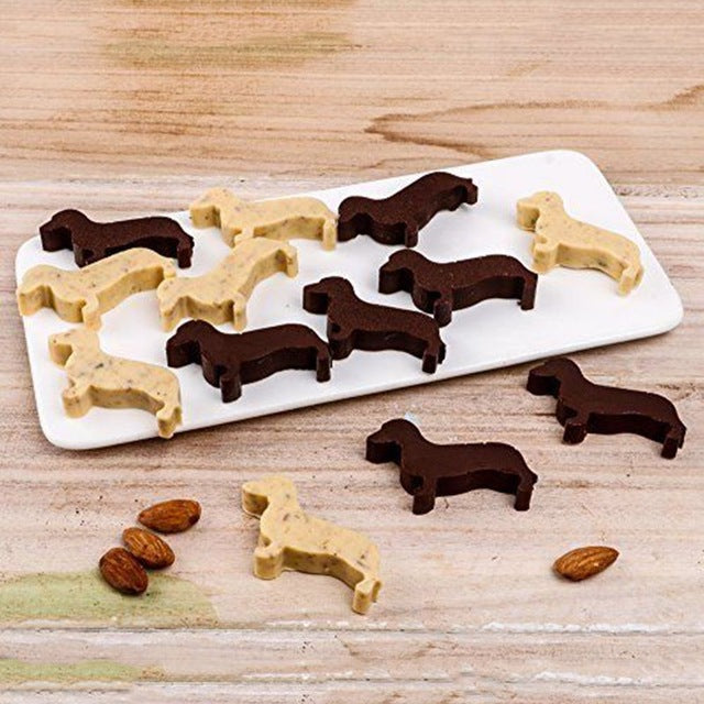 Ice Cube Maker Silicone Dog Shaped Ice Cube Tray