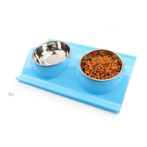 Stainless Steel Colorful Dog Bowls