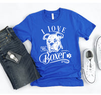 Thumbnail for I Love my Boxer T-shirt