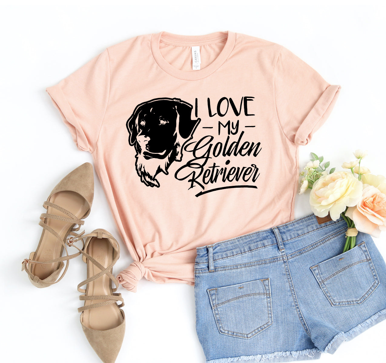 I Love My Golden Retriever T-shirt