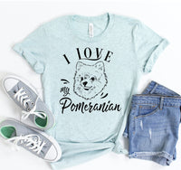 Thumbnail for I Love My Pomeranian T-shirt