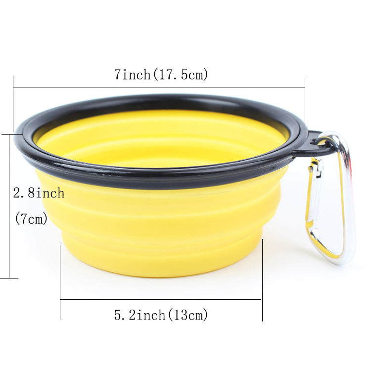 BEST SELLERS COLLAPSIBLE SILICONE TRAVEL PET BOWL