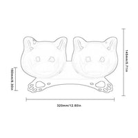 Thumbnail for Tilted Pet Food Bowls or Raised Pet Food Bowl