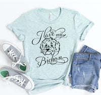 Thumbnail for I Love My Bichon T-shirt