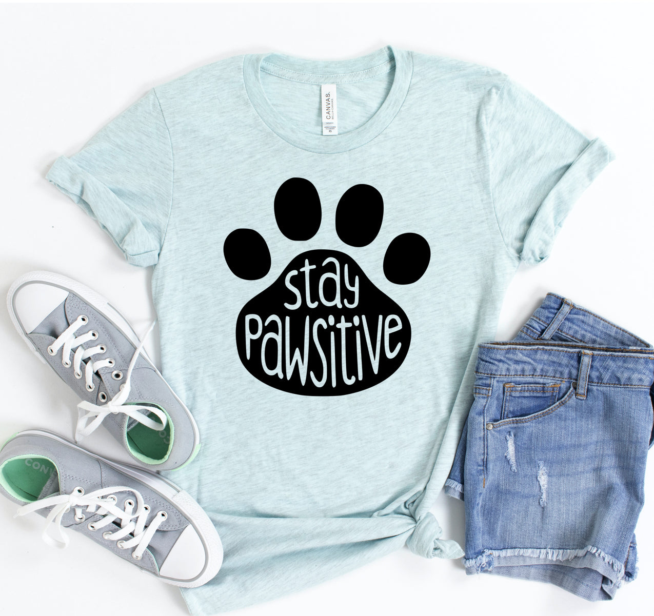 Stay Pawsitive T-shirt