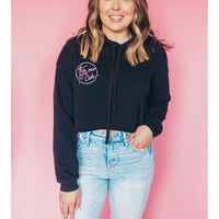 Thumbnail for Dog Mom Club - Cropped Hoodie
