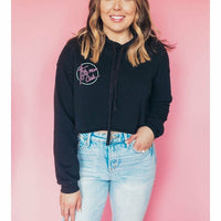 Thumbnail for Dog Mom Club - Cropped Hoodie