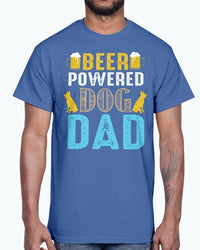 Thumbnail for Beer Powered Dog Dad Cotton Tee