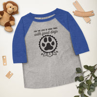 Thumbnail for Good Dogs Icon Toddler Baseball Shirt