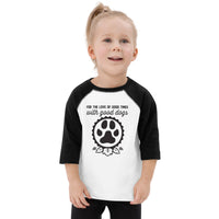 Thumbnail for Good Dogs Icon Toddler Baseball Shirt